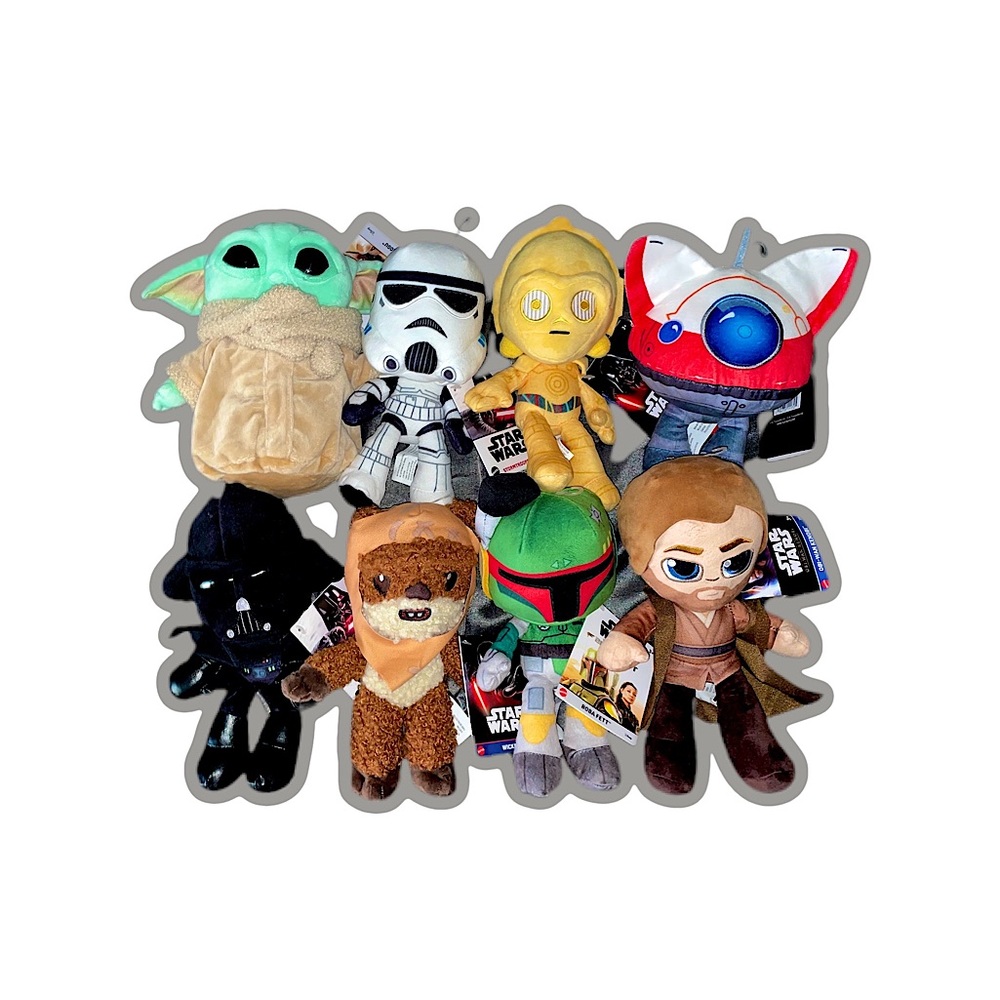 Mattel Star Wars Plush Set of 8